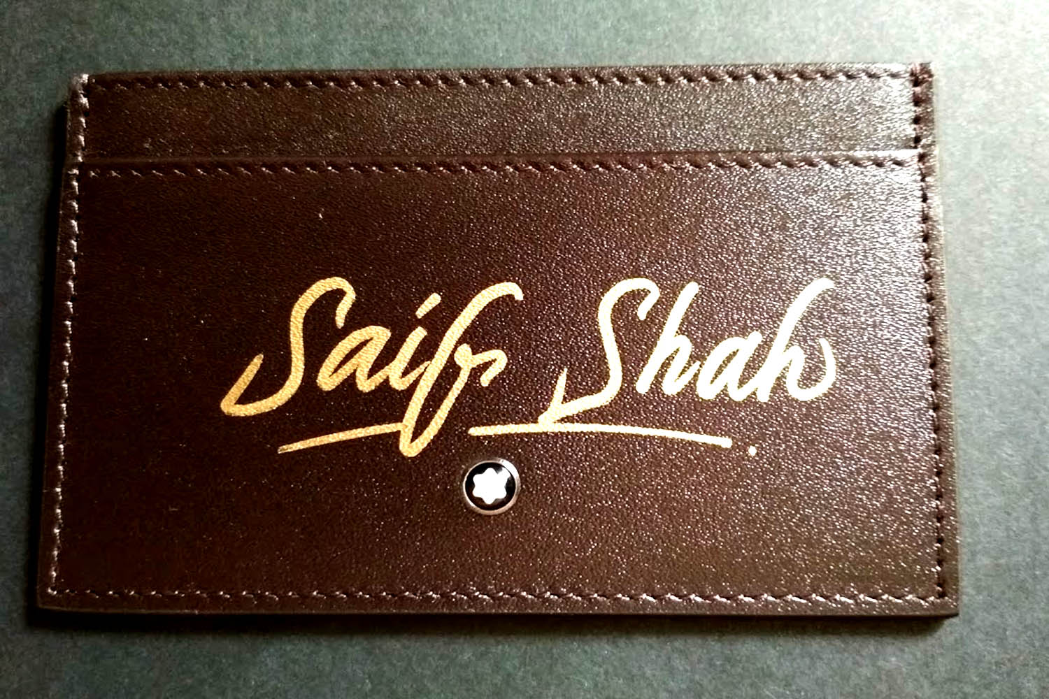 Callig on Leather goods