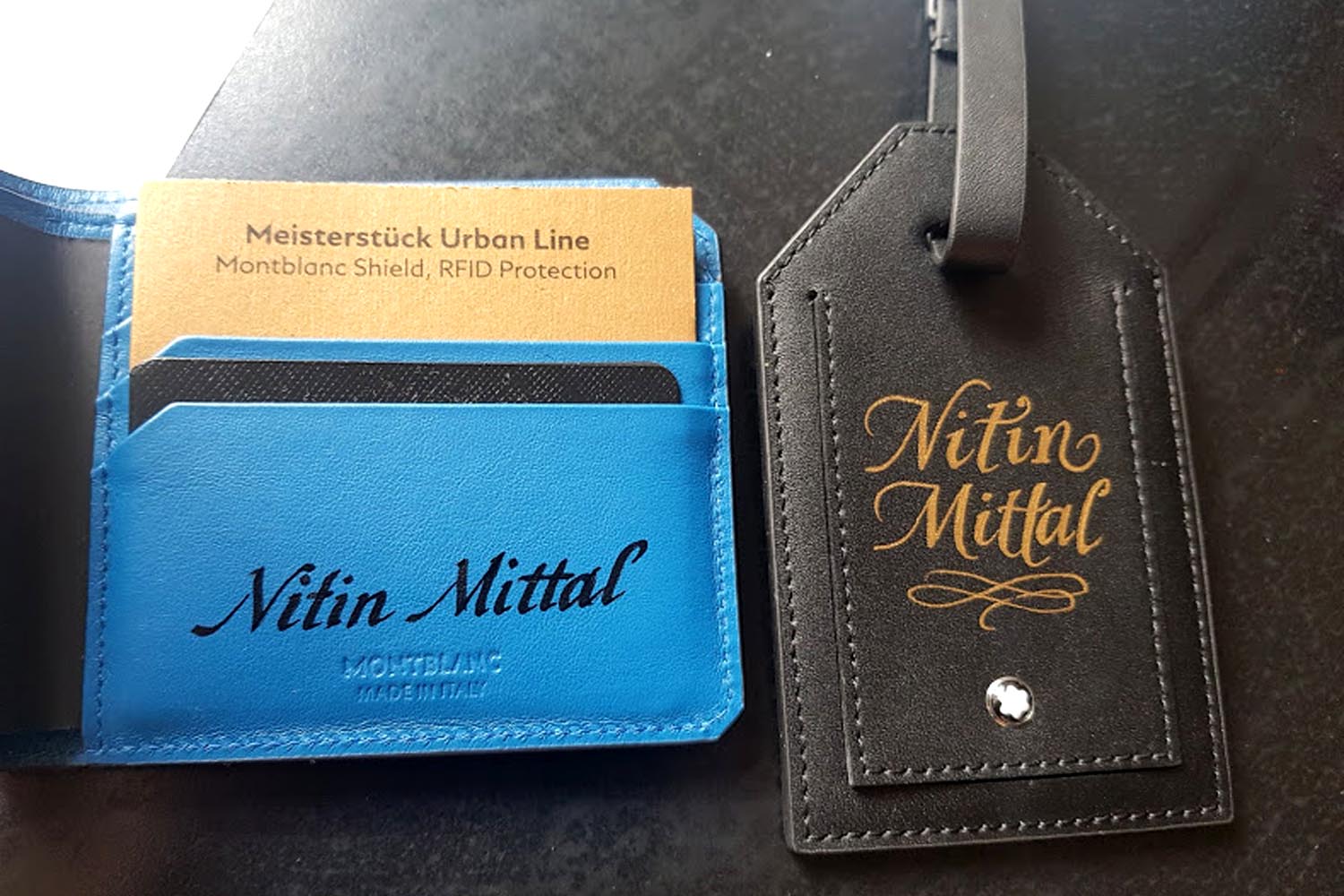 Callig on Leather goods